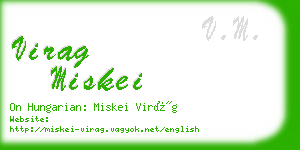 virag miskei business card